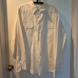 White Gap Button Up